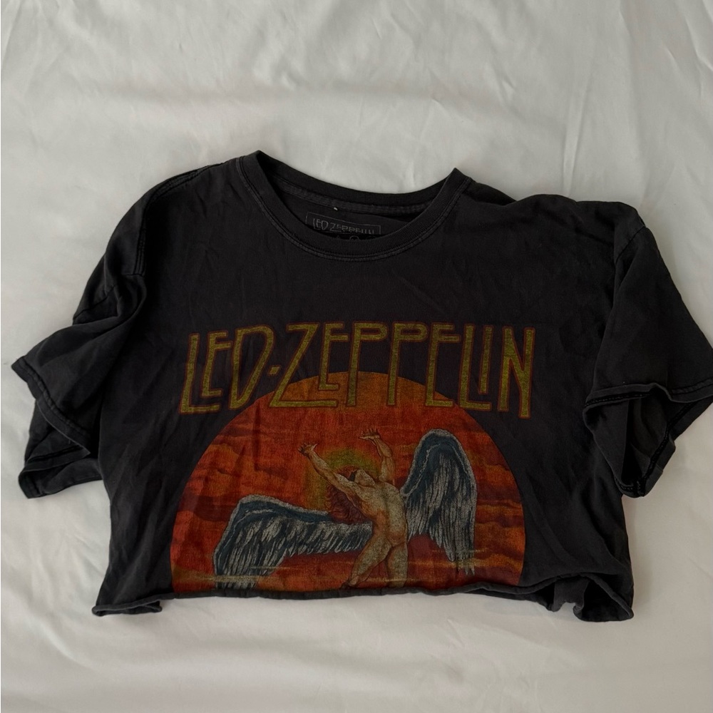Brandy Melville Black Led Zeppelin Tee